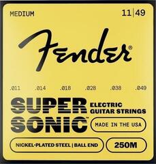 Struny pro elektrickou kytaru Fender 250M Nickel Plated Steel Medium Struny pro elektrickou kytaru