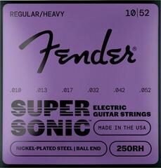 Struny pro elektrickou kytaru Fender Super 250   10-52 Struny pro elektrickou kytaru