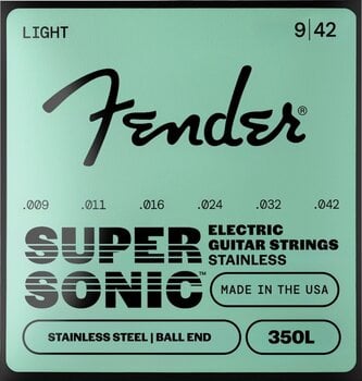 Saiten für E-Gitarre Fender Stainless 350´s .009-.042 Saiten für E-Gitarre - 1
