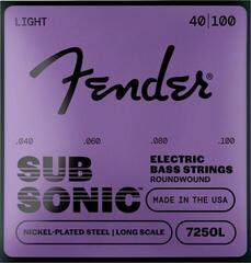 Cordes de basses Fender Super 7250 Cordes de basses (Comme neuf)