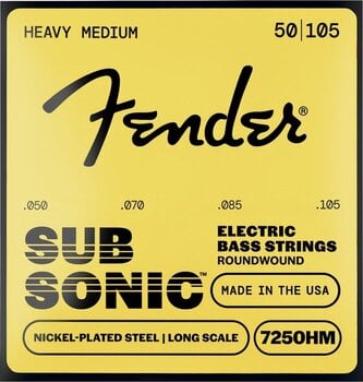 Snaren voor basgitaar Fender 7250HM Bass Strings 50-105 Snaren voor basgitaar - 1