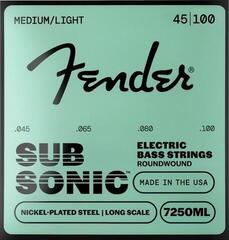 Saiten für E-Bass Fender Super 7250 Bass Strings 45-100 Saiten für E-Bass
