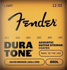 Saiten für Akustikgitarre Fender Dura Tone 880L 80/20 12-52 Saiten für Akustikgitarre