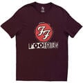 Foo Fighters Albums Symbols (Back Print) Maroon Red XL Maglietta