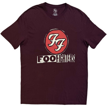 T-krekls Foo Fighters Albums Symbols (Back Print) Maroon Red 2XL T-krekls - 1