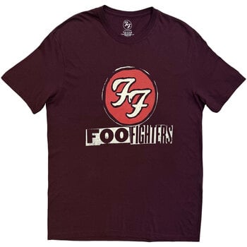 Tričko Foo Fighters Albums Symbols (Back Print) Maroon Red S Tričko - 1