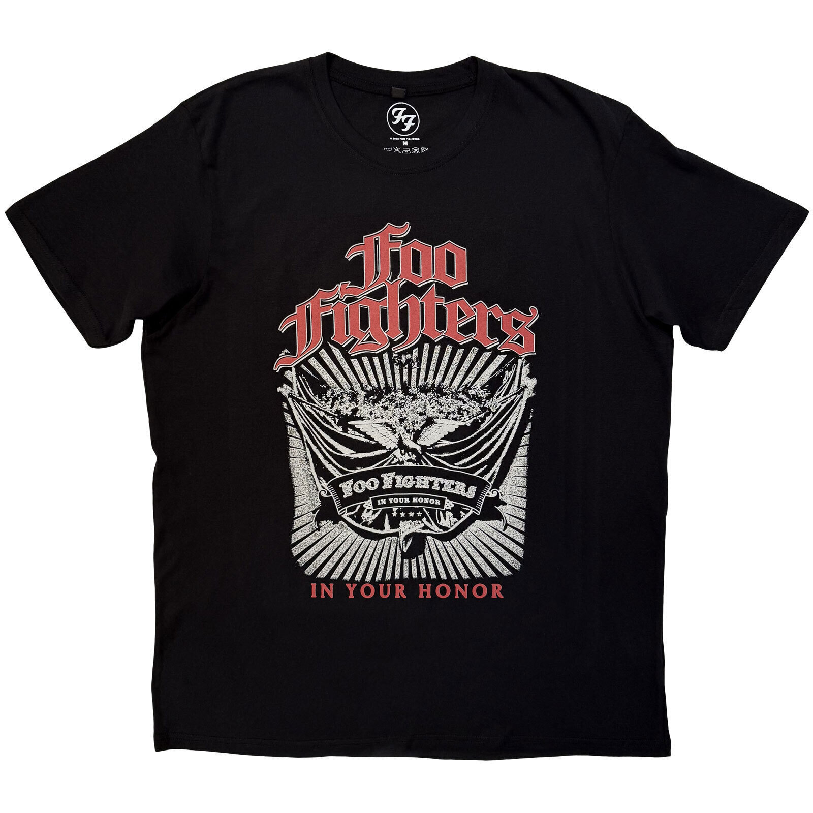 T-särk Foo Fighters In Your Honour (Back Print) Black S T-särk
