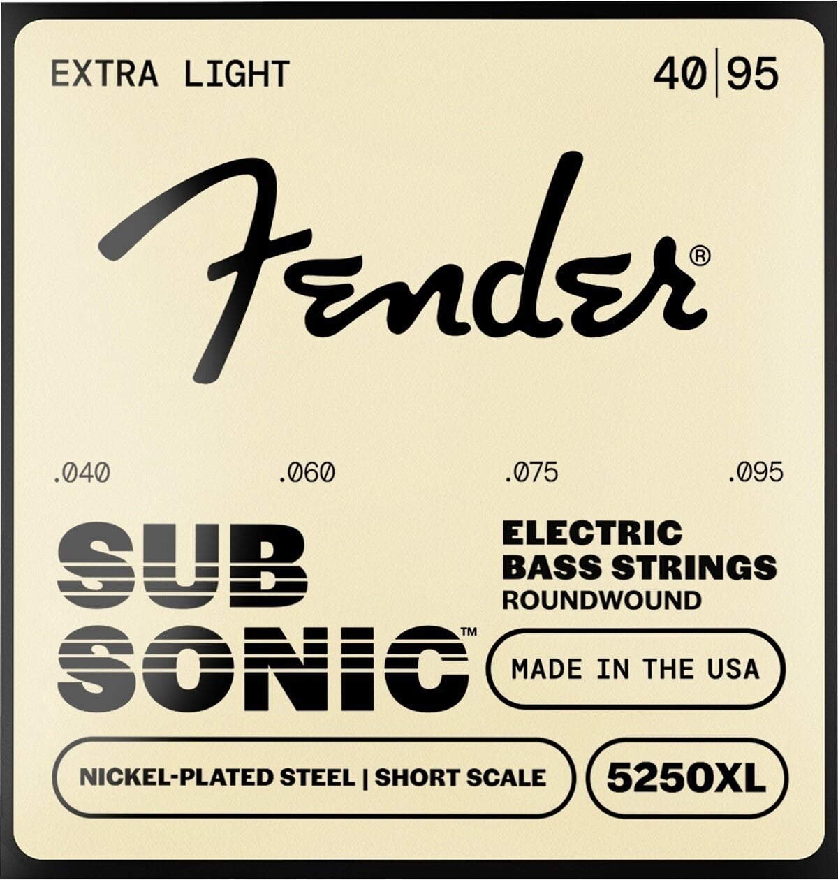 Strune za bas kitaro Fender Super 5250 Strune za bas kitaro (Kot novo)