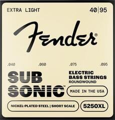 Bosinės gitaros stygos Fender Super 5250 Bosinės gitaros stygos (Kaip naujas)