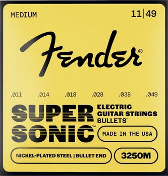 Struny pro elektrickou kytaru Fender Super Bullet 11-49 Struny pro elektrickou kytaru - 1