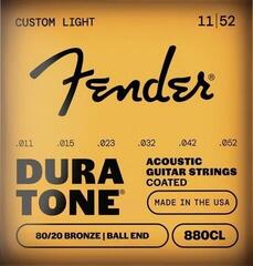 Guitar strings Fender Dura Tone 880CL 80/20 11-52 Guitar strings