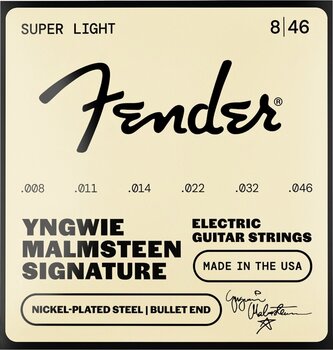 Elektromos gitárhúrok Fender Yngwie Malmsteen 8-46 Elektromos gitárhúrok - 1