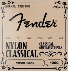 Cordes nylon Fender 100 Classical Nylon Tie End Cordes nylon