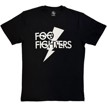 Tričko Foo Fighters Flash Logo Mono Black M Tričko - 1