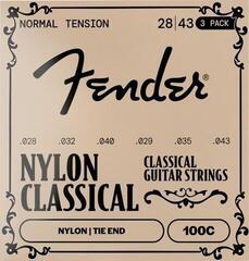 Νάιλον Χορδές για Κλασική Κιθάρα Fender 100 Classical Nylon Tie End Νάιλον Χορδές για Κλασική Κιθάρα (Σαν καινούργιο)
