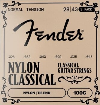 Cordes nylon Fender 100 Classical Nylon Tie End Cordes nylon (Comme neuf) - 1