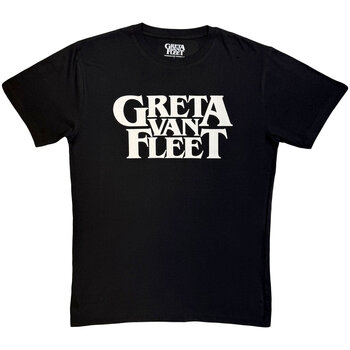 T-krekls Greta Van Fleet Logo Mono Black M T-krekls - 1