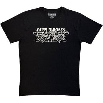 Tričko Guns N' Roses Logo Mono Black 2XL Tričko - 1
