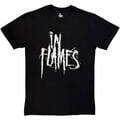 In Flames Logo Mono Black L Tričko