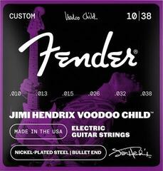 E-guitar strings Fender Hendrix Voodoo Child Bullet Nickel Plated Steel 10-38 E-guitar strings (Like new)
