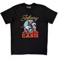 Johnny Cash Cowboy Black XL Tričko