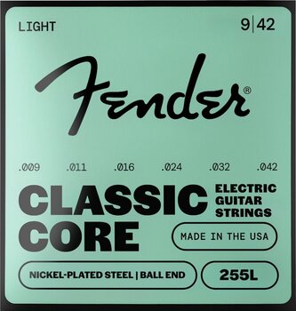 Saiten für E-Gitarre Fender Round Core NPS 255L 9-42 Saiten für E-Gitarre - 1