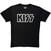 Shirt Kiss Logo Mono Black 2XL Shirt