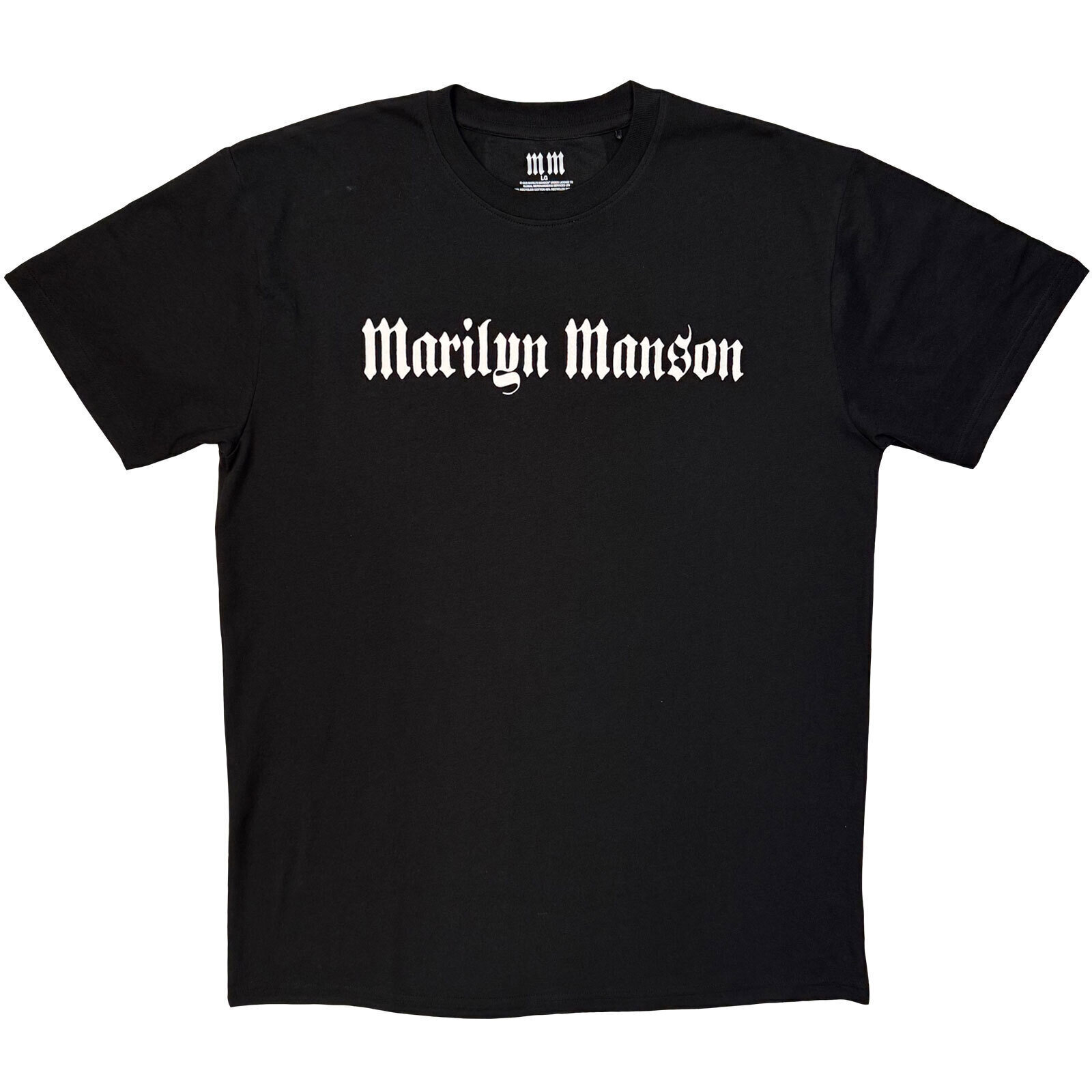 Риза Marilyn Manson Logo Mono Black 2XL Риза