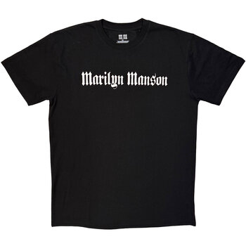 Риза Marilyn Manson Logo Mono Black 2XL Риза - 1