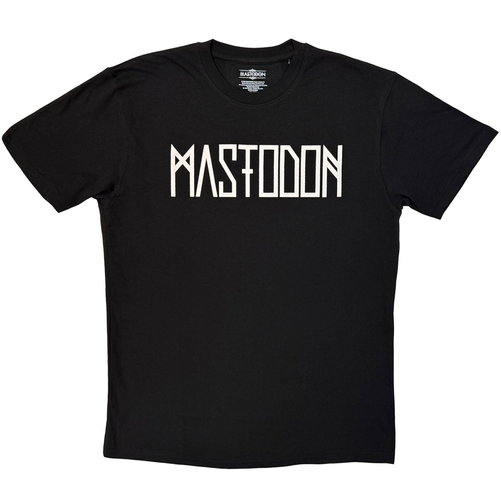 T-krekls Mastodon Logo Mono Black 2XL T-krekls