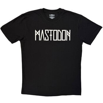 T-krekls Mastodon Logo Mono Black 2XL T-krekls - 1