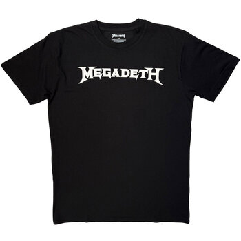 Shirt Megadeth Logo Mono Black S Shirt - 1