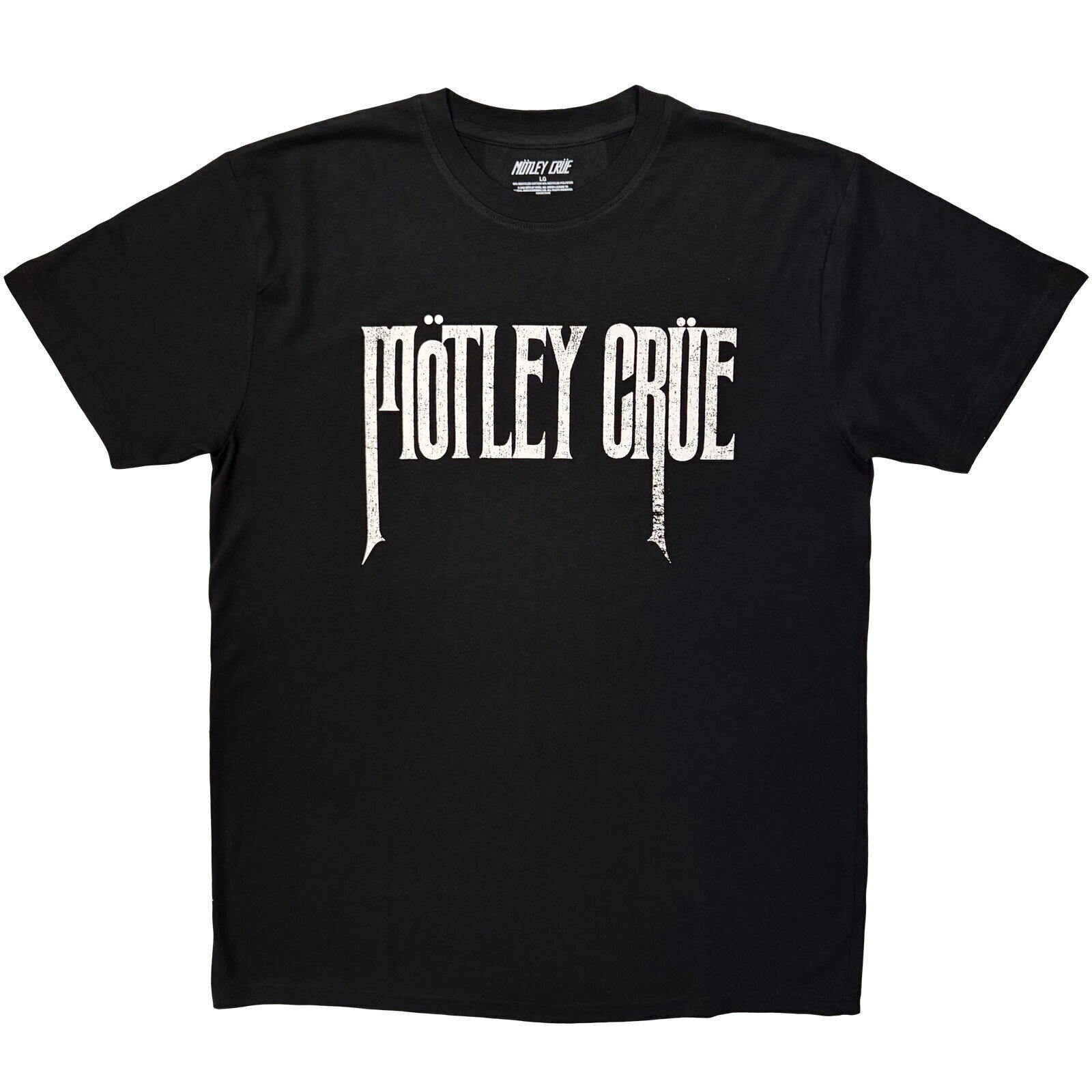 Skjorta Mötley Crüe Logo Mono Black M Skjorta