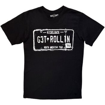 T-krekls Nickelback Get Rollin' Tour (Back Print) Black 2XL T-krekls - 1