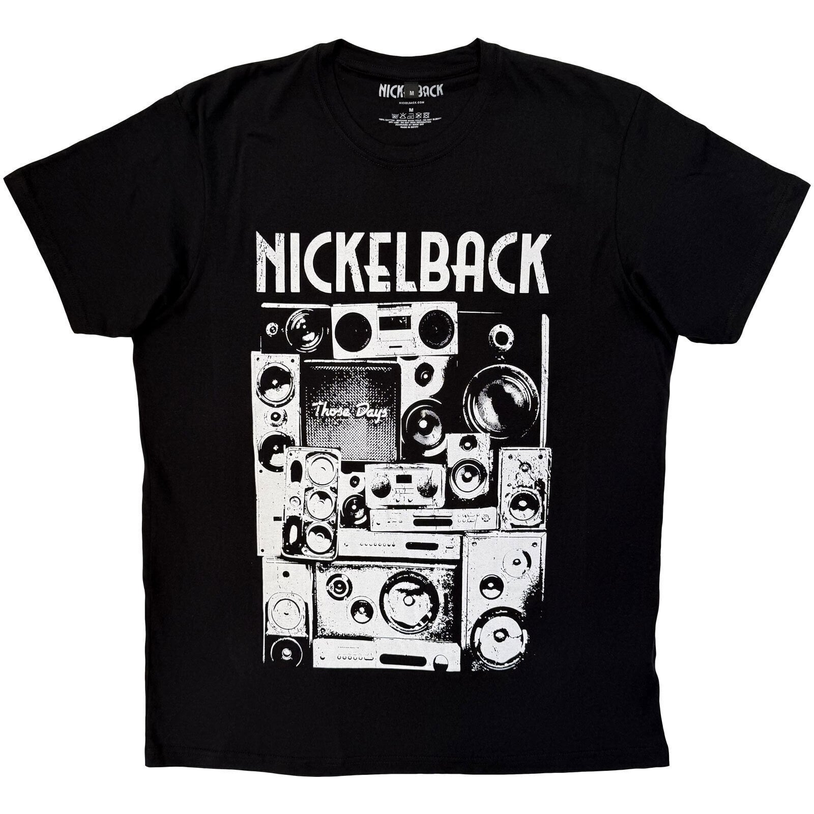 Marškinėliai Nickelback Wall Speakers Black XL Marškinėliai