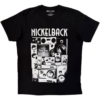 T-krekls Nickelback Wall Speakers Black S T-krekls - 1