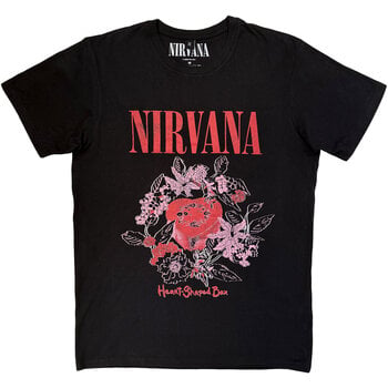 T-krekls Nirvana Heart Shaped Box Black 2XL T-krekls - 1