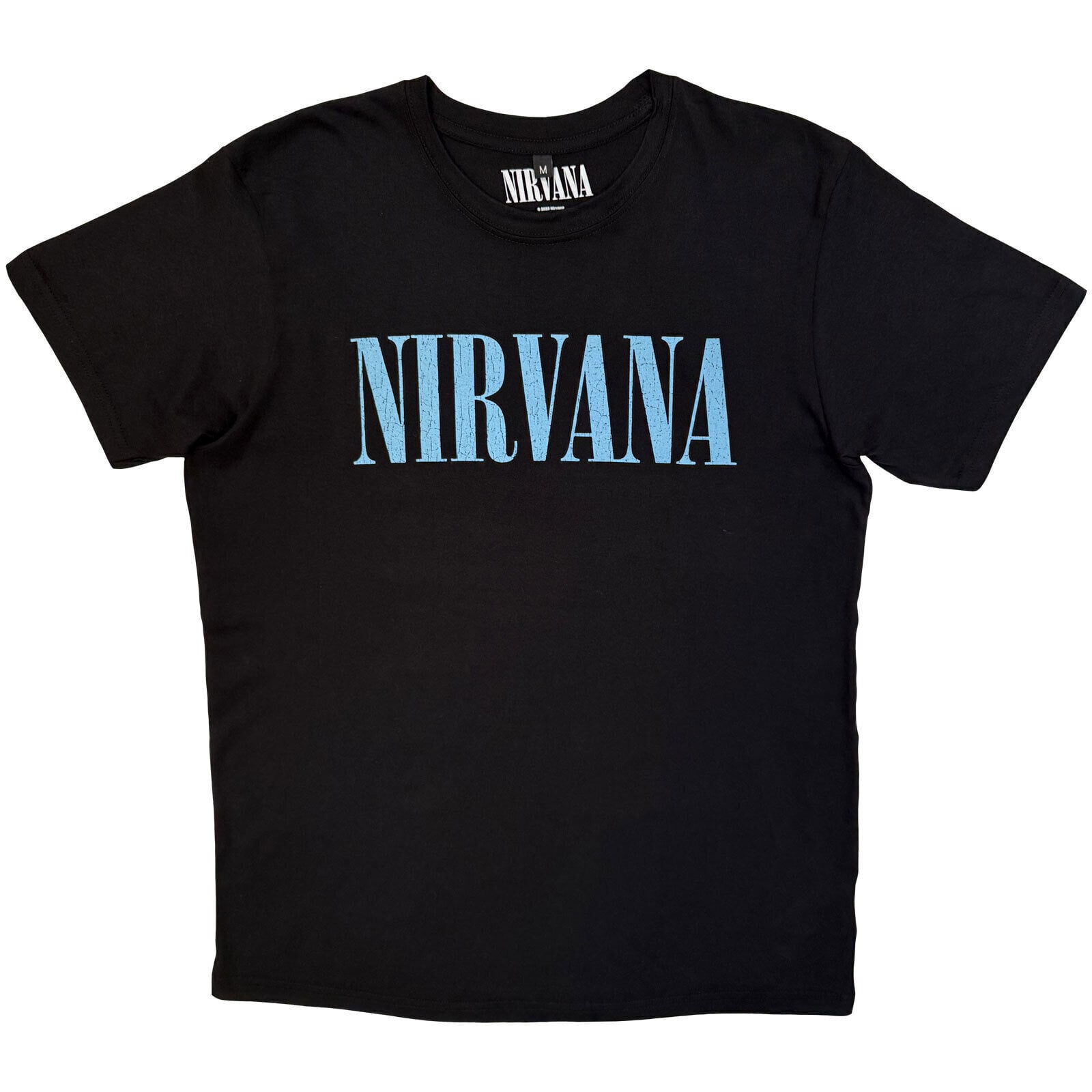 Marškinėliai Nirvana Silver (Back Print) Black S Marškinėliai