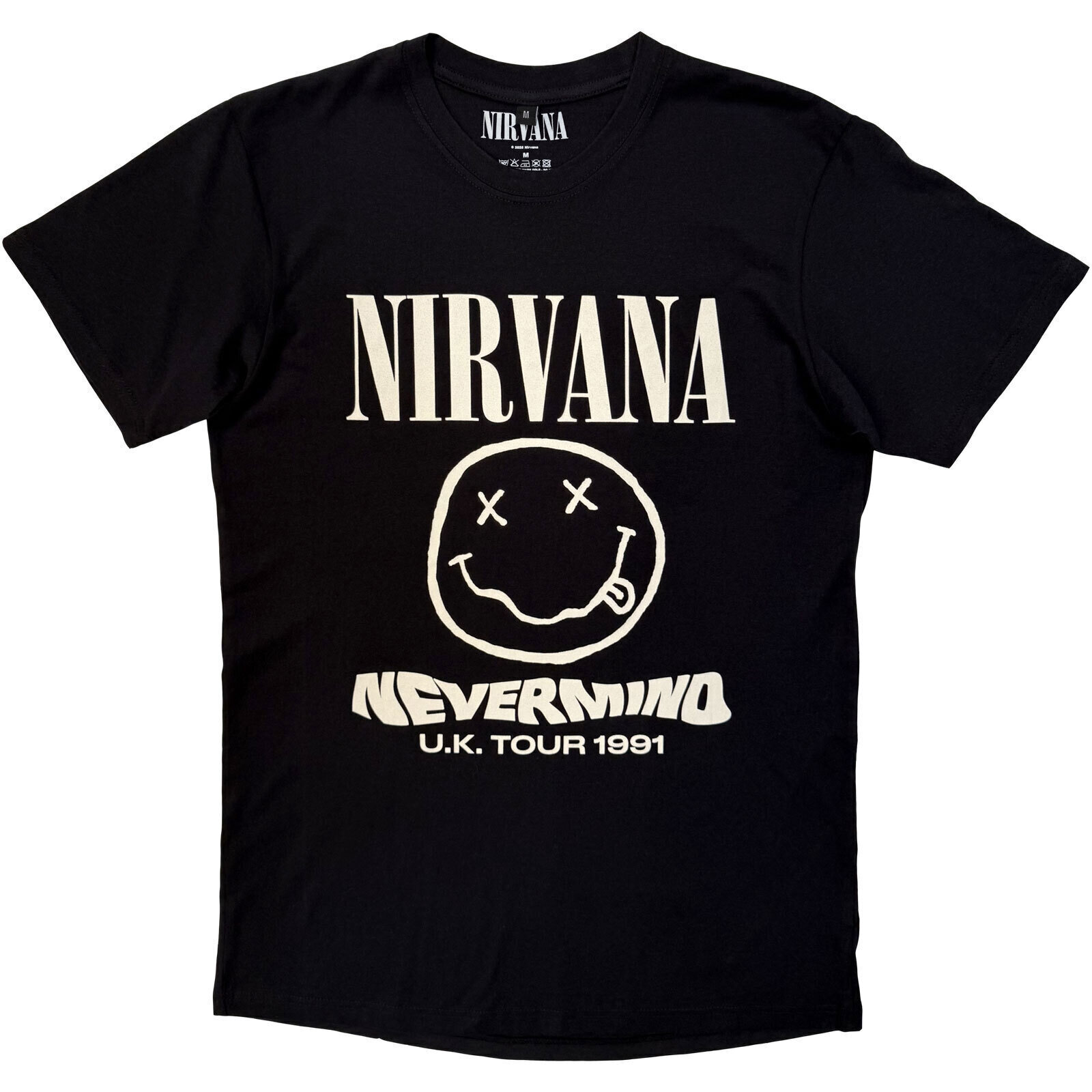 Košulja Nirvana Tour '91 (Back Print) Black XL Košulja