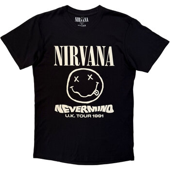 Košulja Nirvana Tour '91 (Back Print) Black XL Košulja - 1