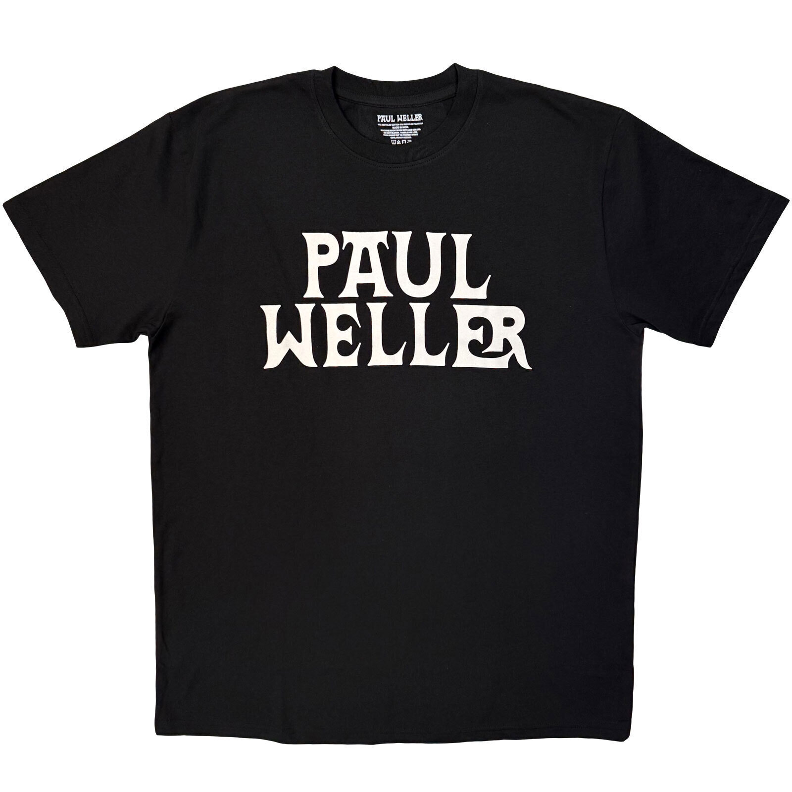 T-Shirt Paul Weller Logo Mono Black M T-Shirt