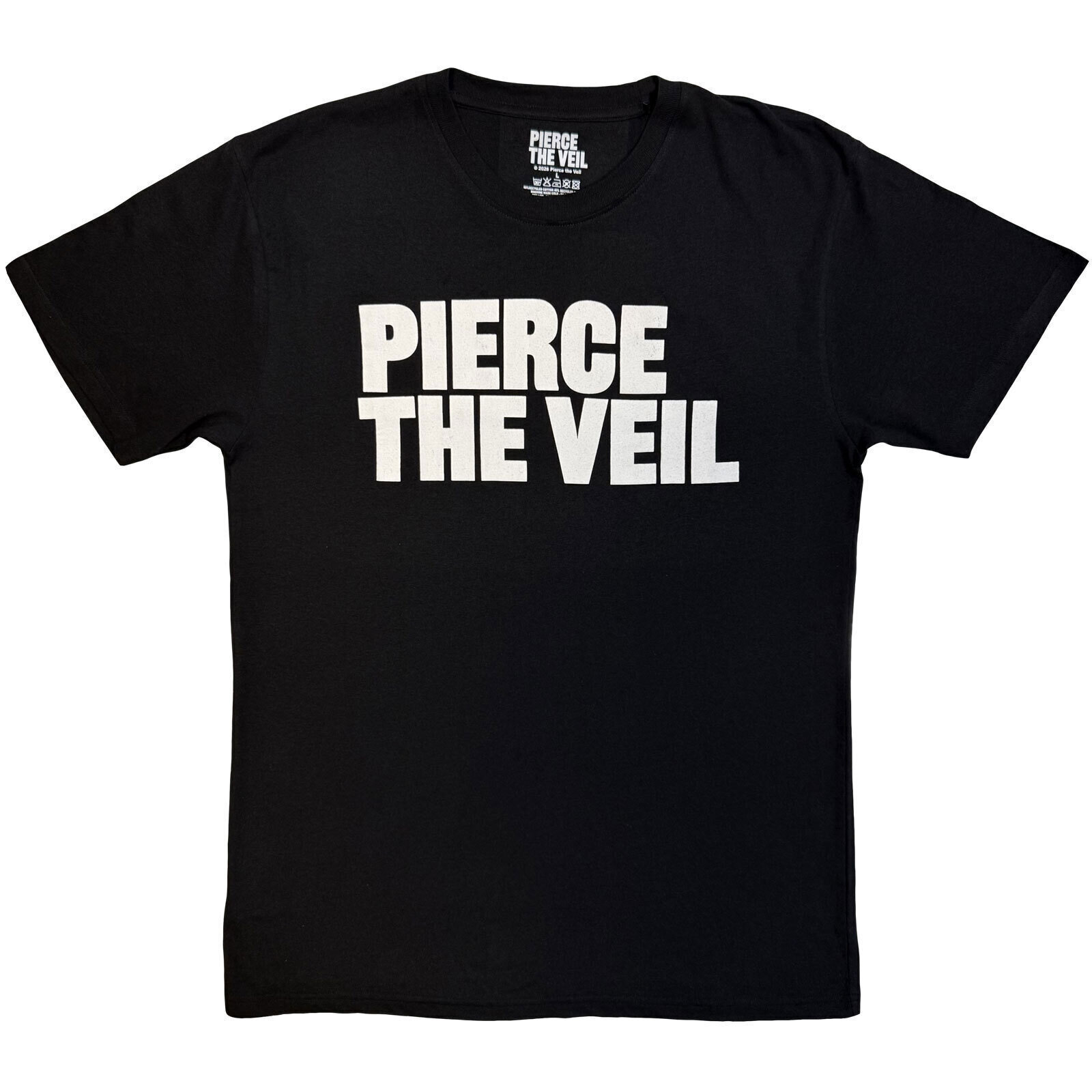 Tricou Pierce The Veil Logo Mono Black 2XL Tricou