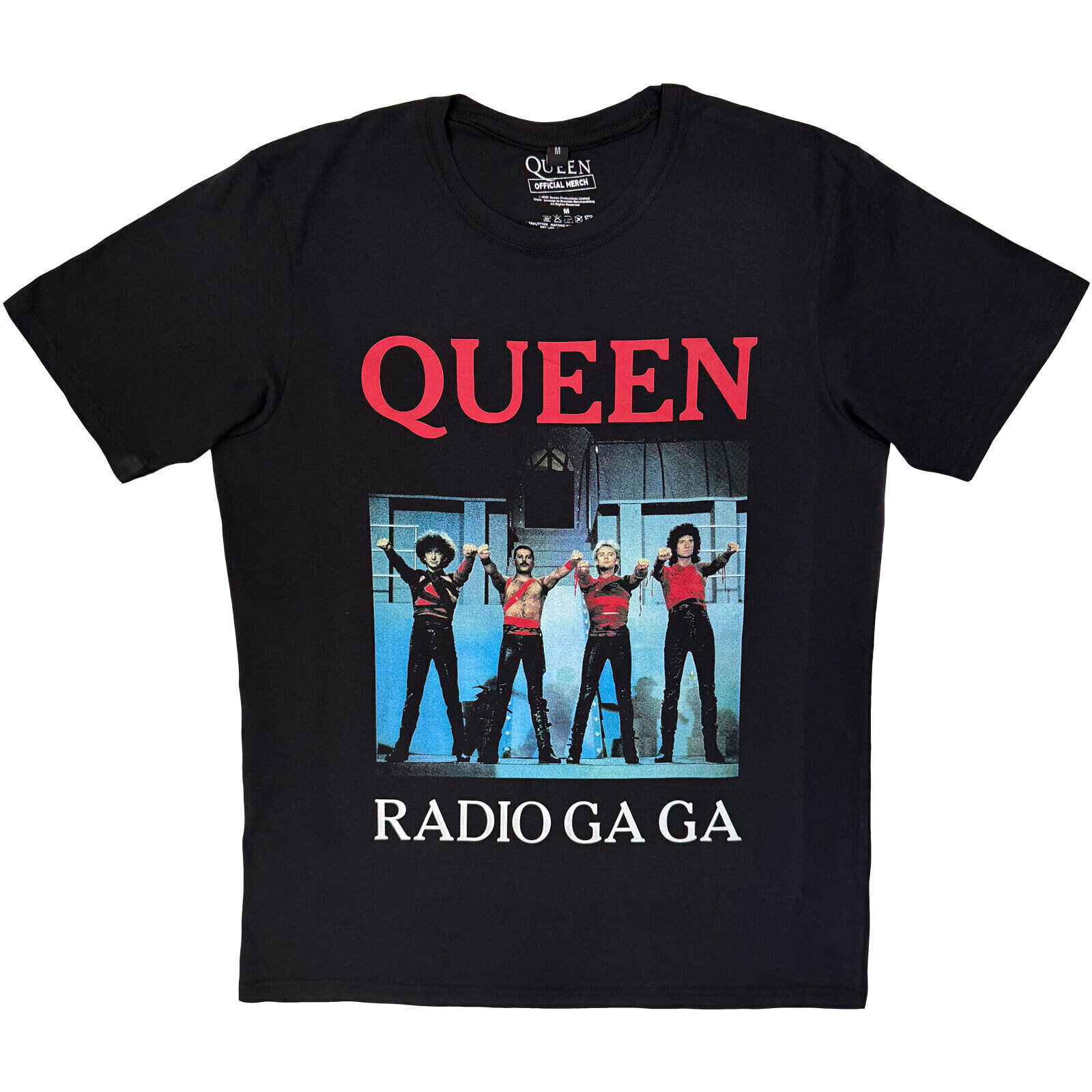 Tričko Queen Radio Ga Ga Black S Tričko