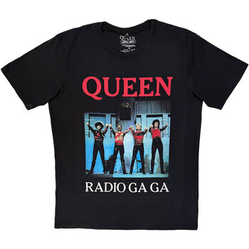 Tričko Queen Radio Ga Ga Black S Tričko - 1