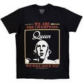Queen We Are The Champions Black XL T-Shirt