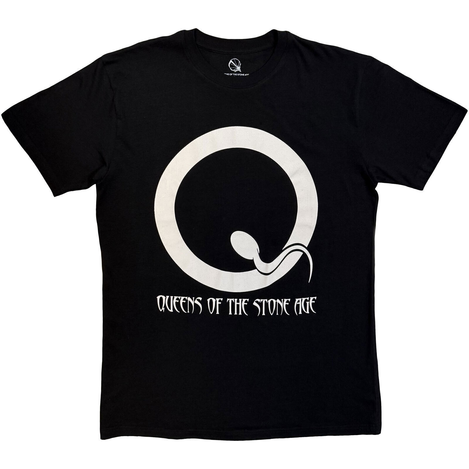 Tričko Queens Of The Stone Age Sperm Logo Mono Black M Tričko