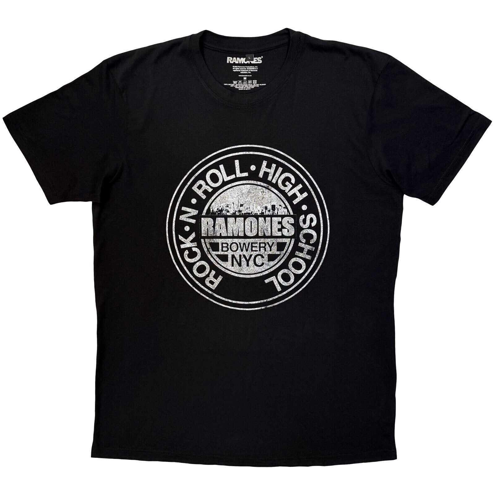Tričko Ramones Rock N' Roll High School Black 2XL Tričko