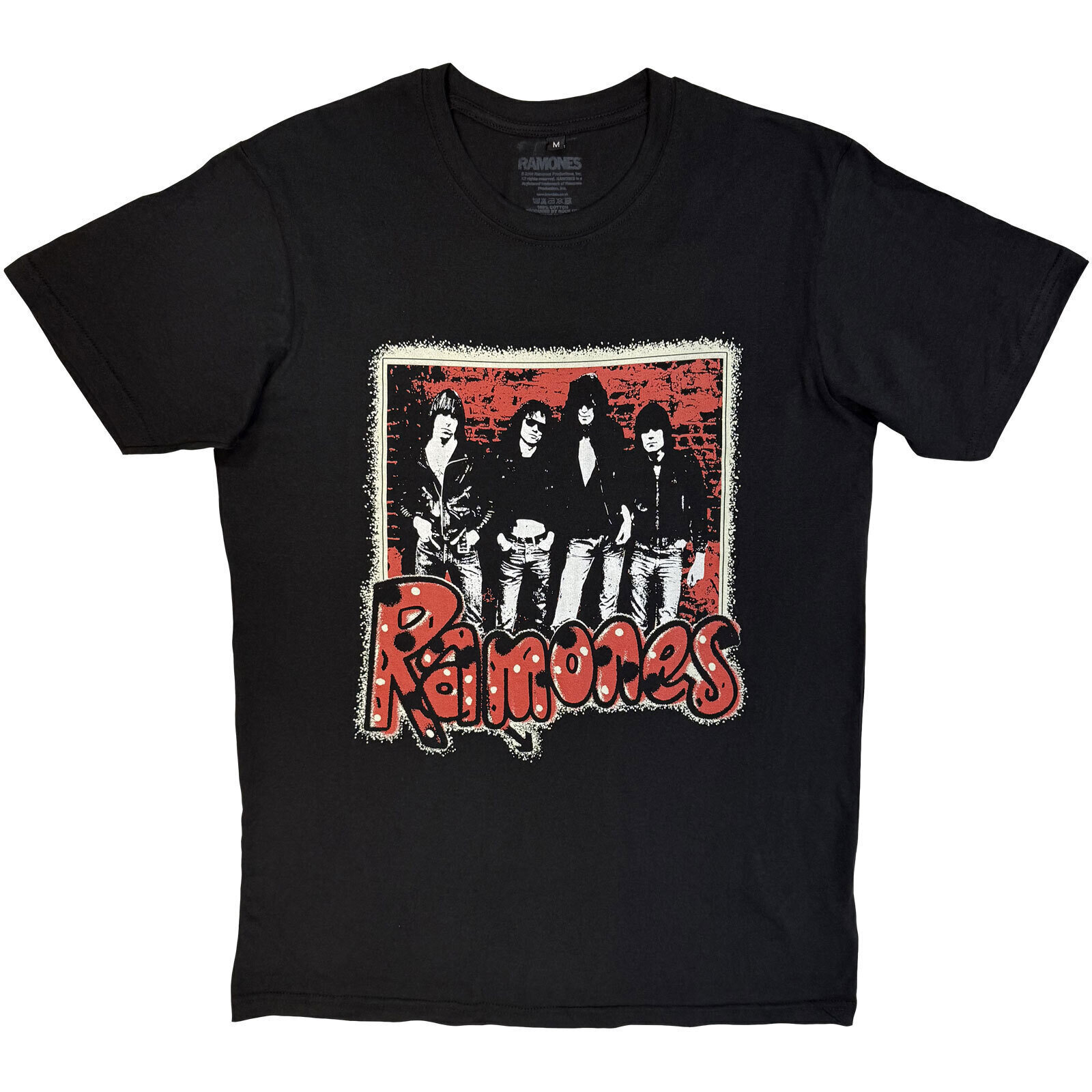 T-krekls Ramones Graffiti Black S T-krekls