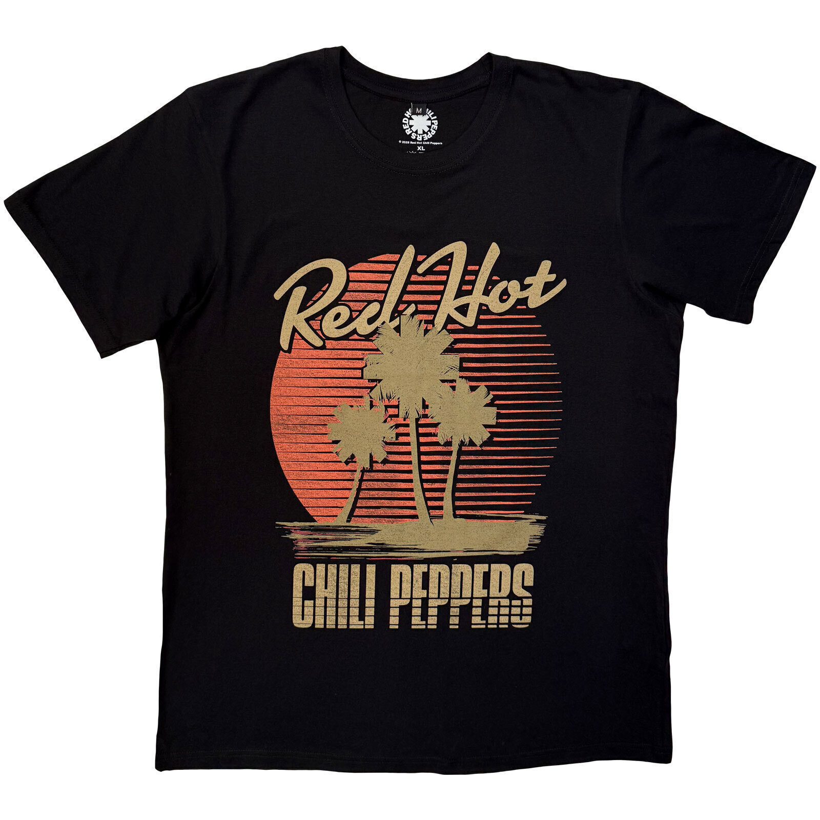 Tričko Red Hot Chili Peppers Palms Black S Tričko