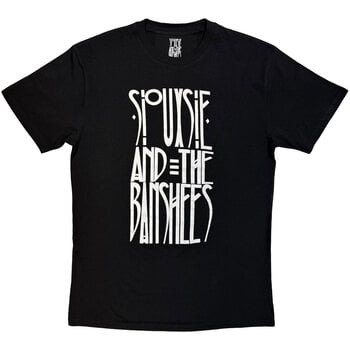 Marškinėliai Siouxsie & The Banshees Logo Mono Black XL Marškinėliai - 1